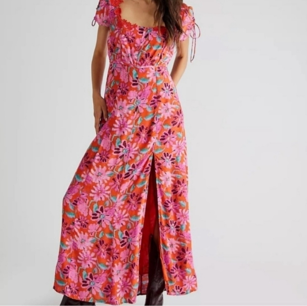 Free People NWOTs Pipa Floral Maxi Dress